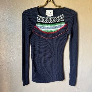 Tabitha Multicolor Knit Sweater Size Small